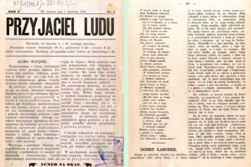 Іван Франко – «Przyjaciel ludu» (1889…